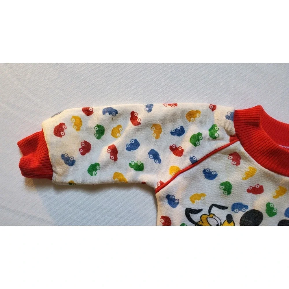 Vintage 80s Disney Baby By Confetti Knits Sweater Size Newborn To 6 Months Stain